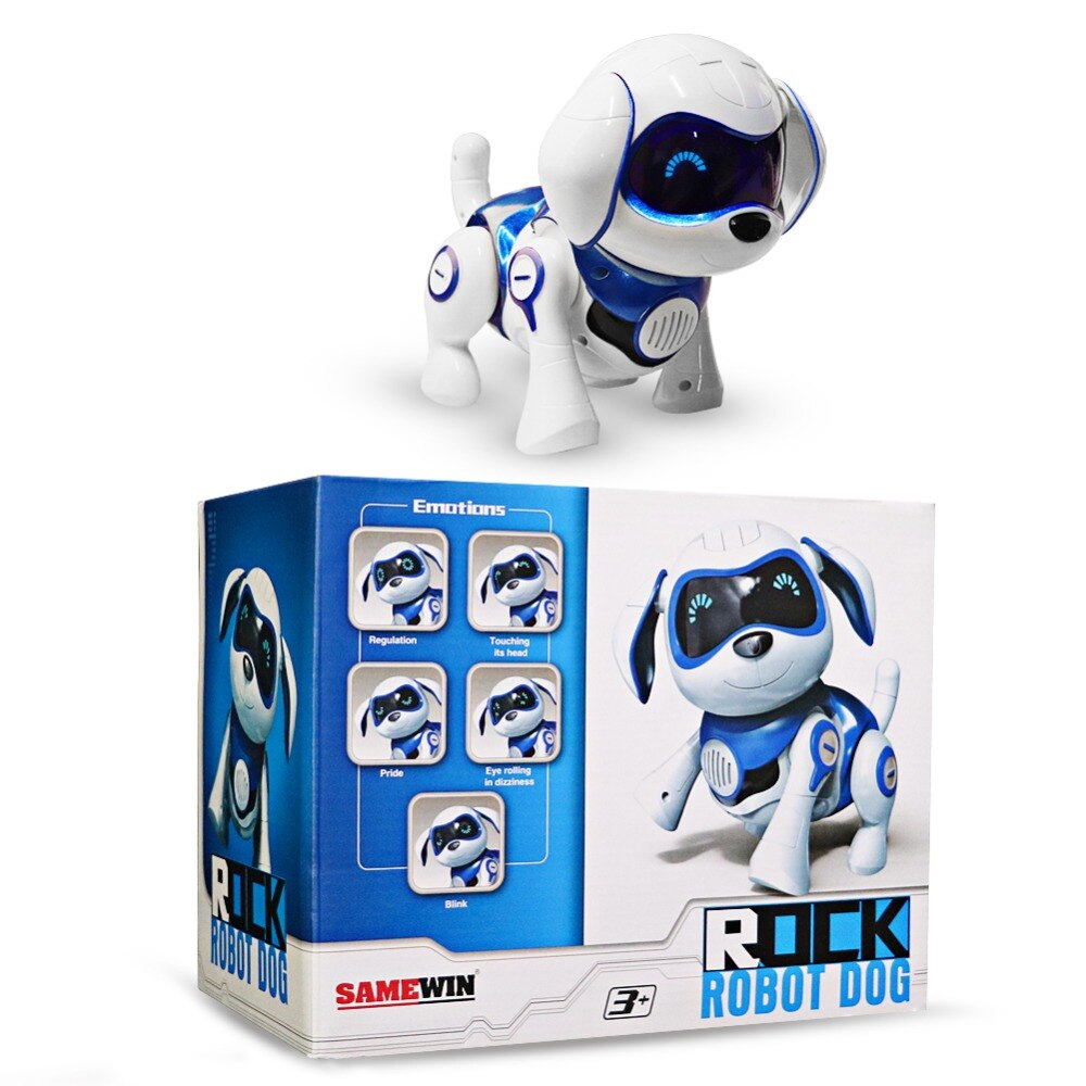 Cristmas gift!follow us! Robot Dog Toy Electronic Pets Dog Kids Toy Animals Intelligent Robot Gift Children Birthday Present