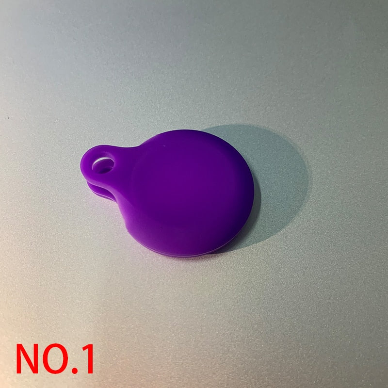 Silicone Protective Case For AirTag Key Finder ( Location Tracker ) 2021 Anti-Scratch Anti-Lost Protective Cover with Keychain