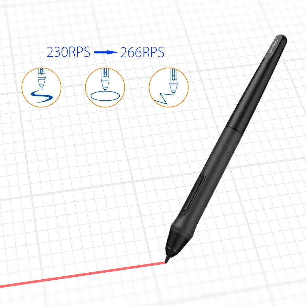 XP-Pen Deco 03 Wireless  Digital Graphics Drawing Tablet Drawing Pen Tablet with Battery-Free Passive Stylus and 6 Shortcut